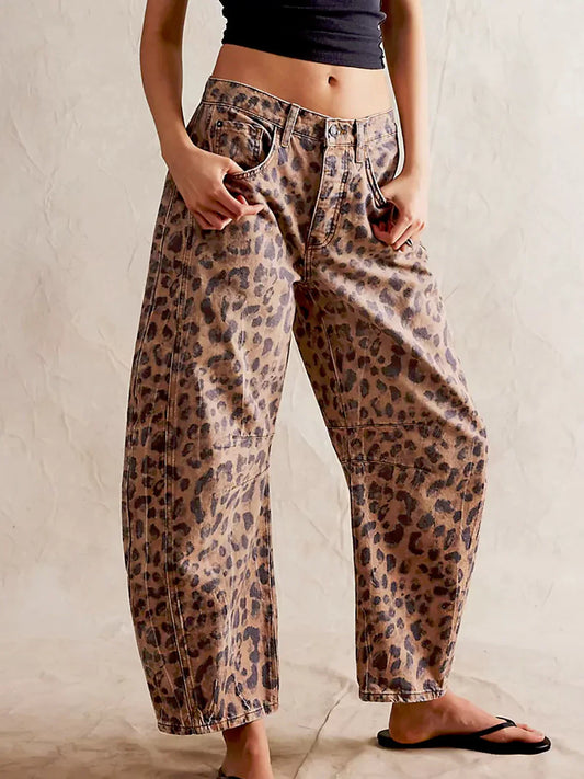 Savanna Barrel Jeans – Wild Meets Effortless